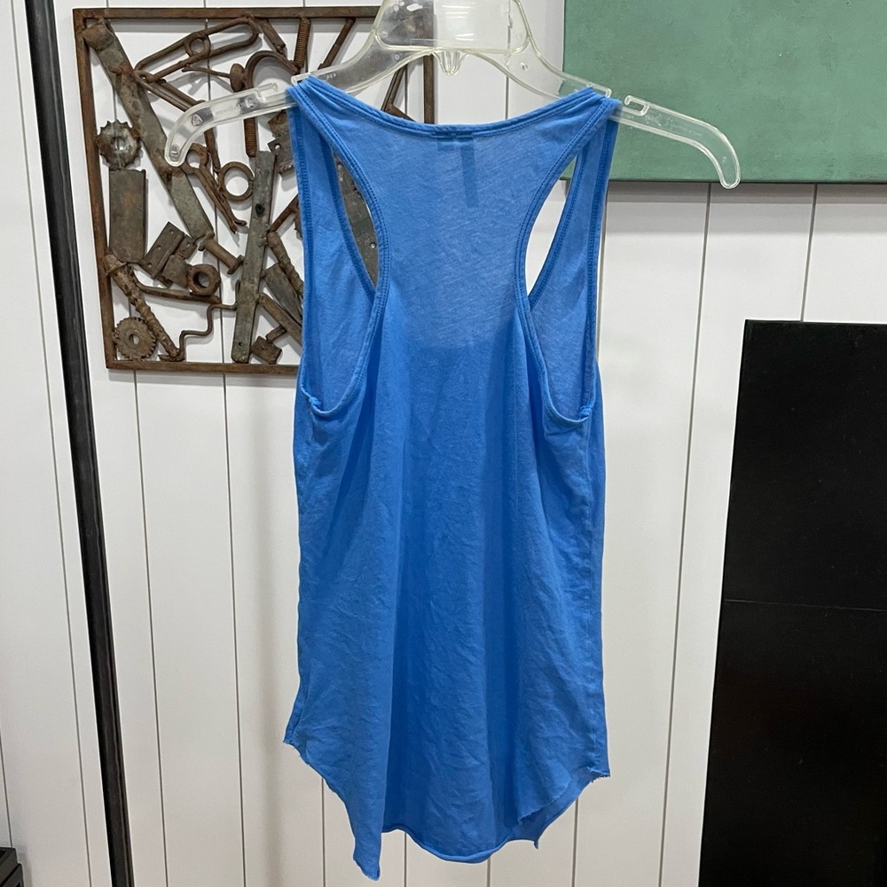 Light Blue Basic Racerback Tank Top - image 5
